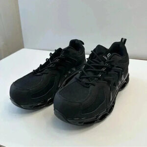Larnmern Steel Toe Safety Shoes Sneaker Mens 8.5 Womens 10.5 Black New